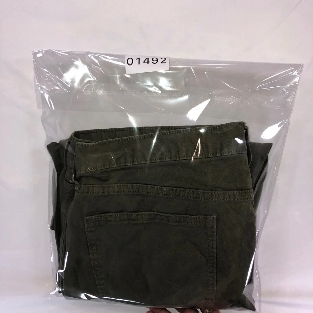 Banana Republic Mens Slim Fit Pants 34x30 Olive Green 5-Pocket Twill Chinos